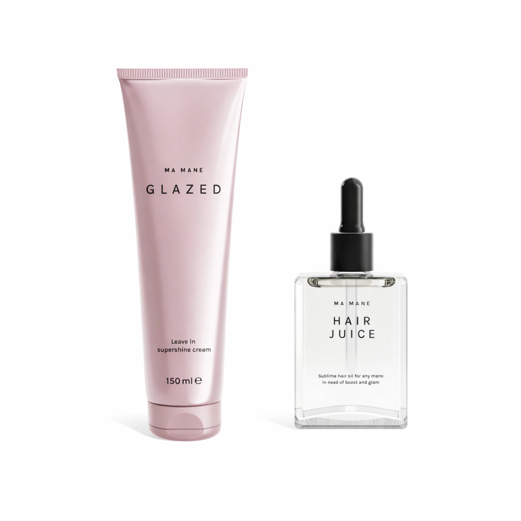 JUICE Hair Oil och GLAZED Leave-In Cream