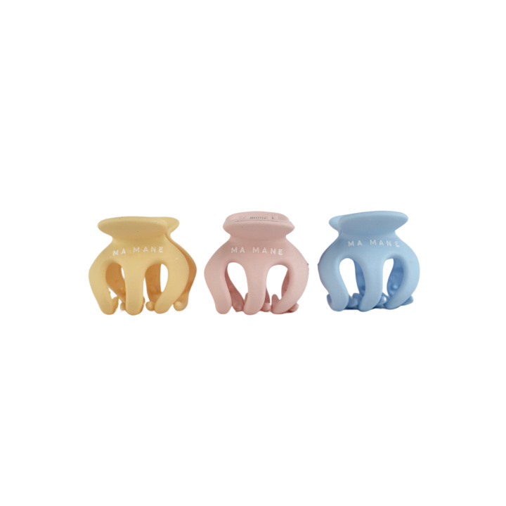 COTTON CANDY - THE MINI CLAW CLIP TRIO i gruppen Accessoarer hos Ma Mane AB (2029)