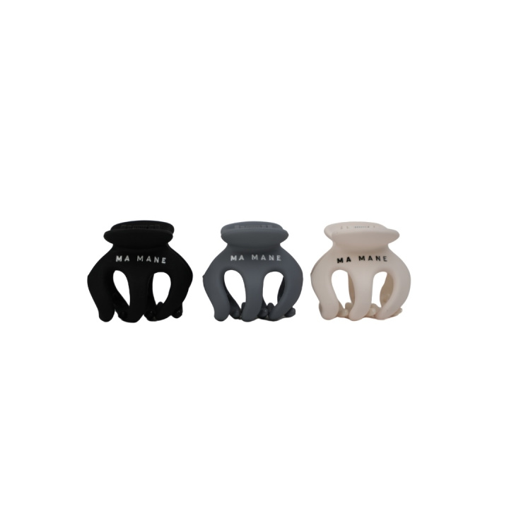 The mini claw clip trio - cookies n\' cream i gruppen Alla produkter hos Ma Mane AB (2045)